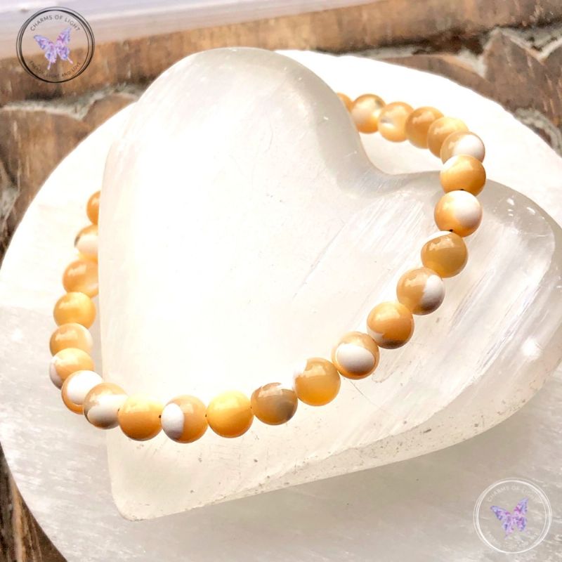 Classical Mother Of Pearl Healing Bracelet